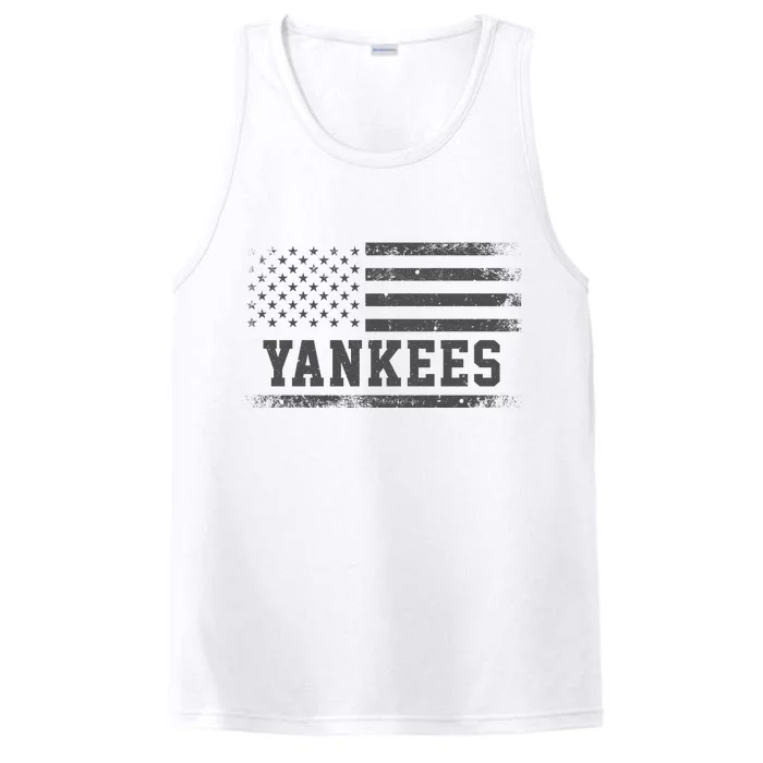 Yankees Usa Flag Performance Tank