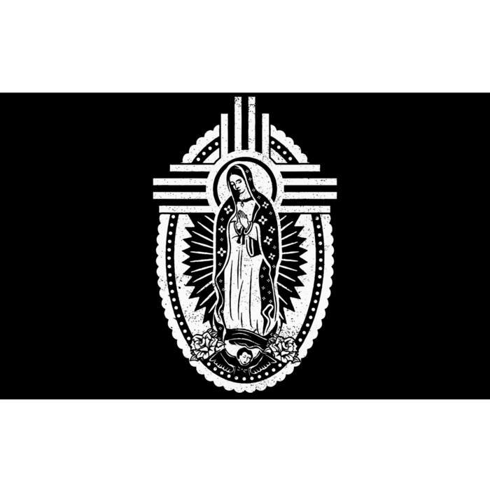 Nm Zia Blessed Virgin Mary Our Lady Of Guadalupe La Virgen Bumper Sticker