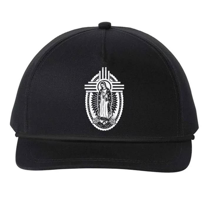 Nm Zia Blessed Virgin Mary Our Lady Of Guadalupe La Virgen Snapback Five-Panel Rope Hat