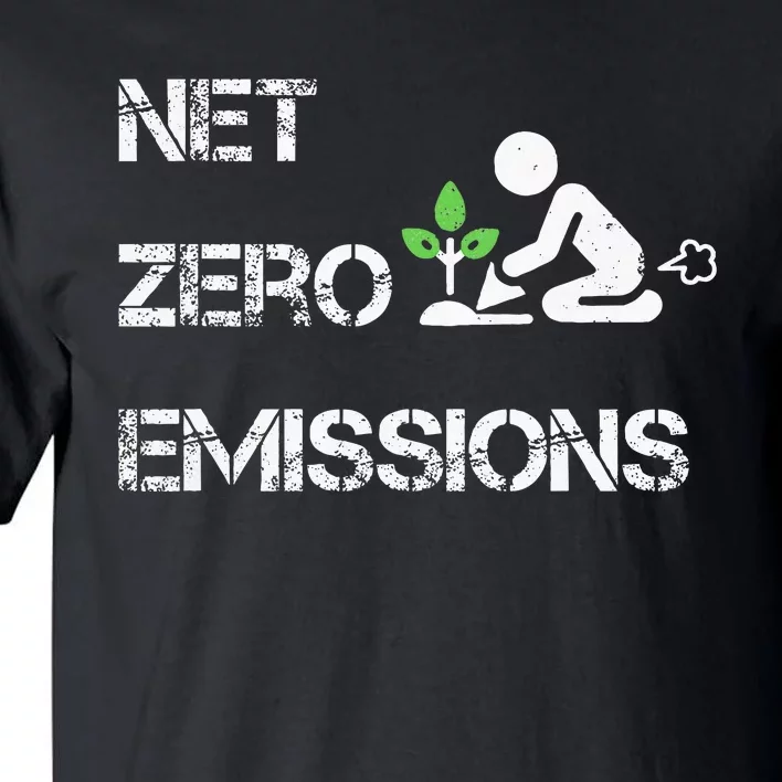 Net Zero Co2 Emissions Climate Change Carbon Neutral 2050 Tall T-Shirt