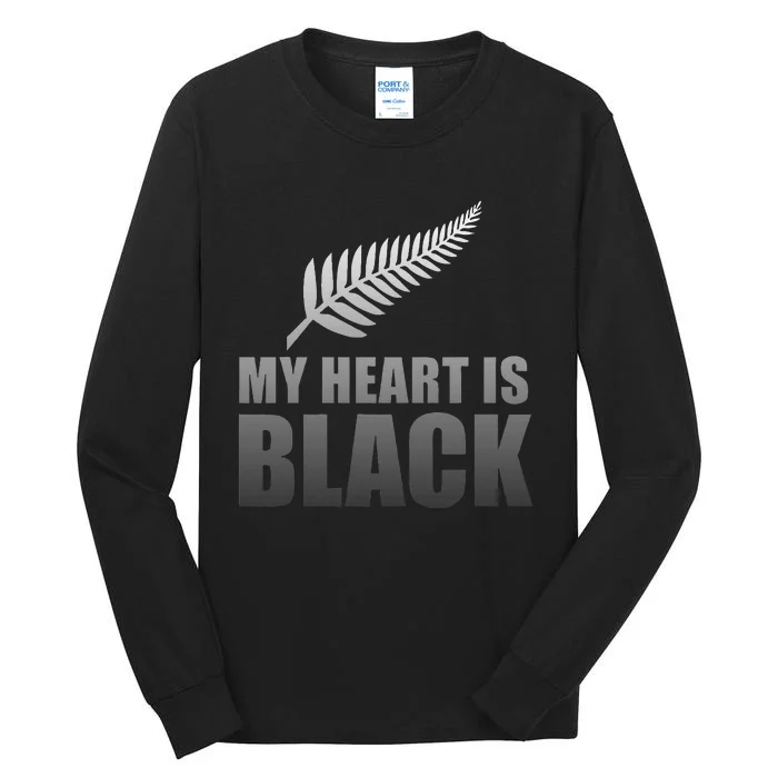 New Zealand Designed Rugby For Rugby Dads Tall Long Sleeve T-Shirt