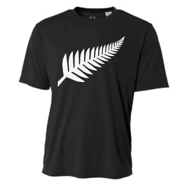 New Zealand Fern Icon Nz Black Proud Kiwi Gift Cooling Performance Crew T-Shirt