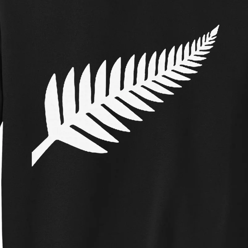 New Zealand Fern Icon Nz Black Proud Kiwi Gift Sweatshirt