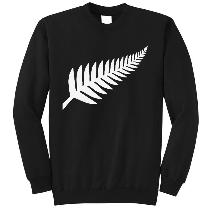 New Zealand Fern Icon Nz Black Proud Kiwi Gift Sweatshirt