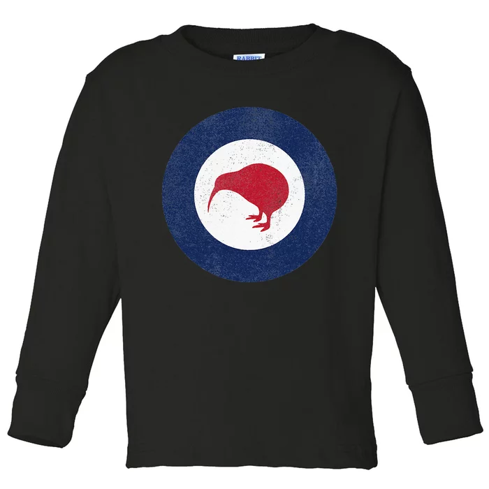 New Zealand Military Roundel Toddler Long Sleeve Shirt