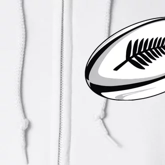 New Zealand Rugby Jersey Full Zip Hoodie