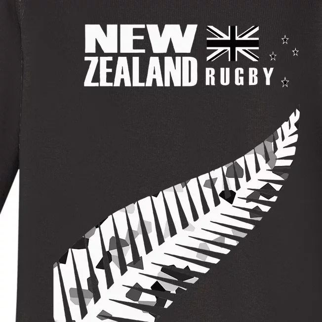 New Zealand Rugby Fan Haka Baby Long Sleeve Bodysuit