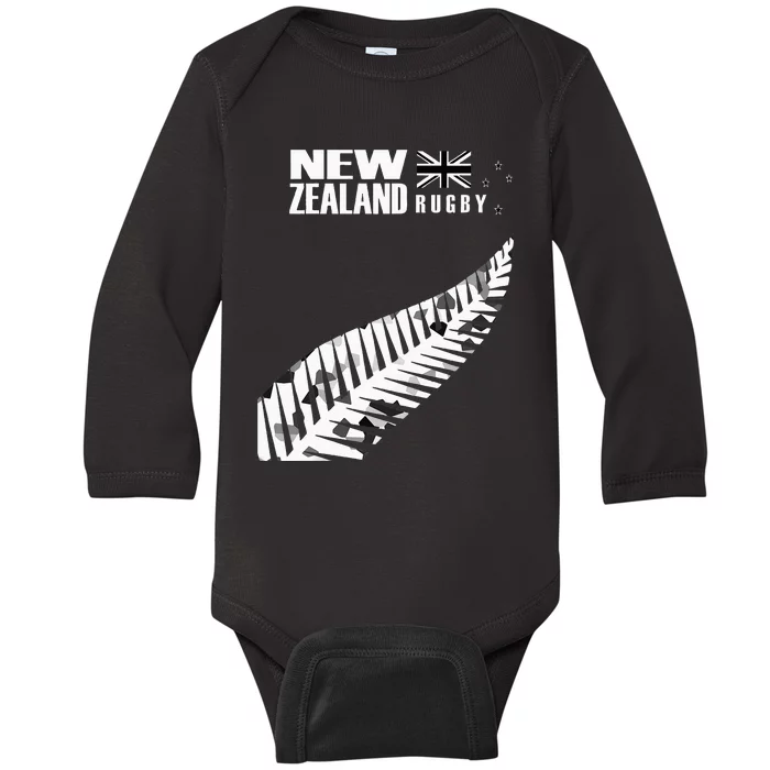 New Zealand Rugby Fan Haka Baby Long Sleeve Bodysuit