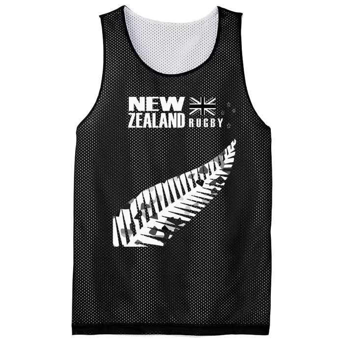 New Zealand Rugby Fan Haka Mesh Reversible Basketball Jersey Tank