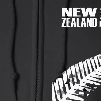 New Zealand Rugby Fan Haka Full Zip Hoodie