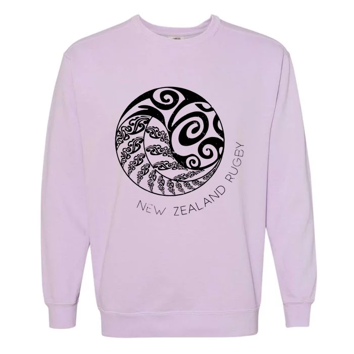 New Zealand Rugby Maori Inspired Kiwi Silver Fern Garment-Dyed Sweatshirt