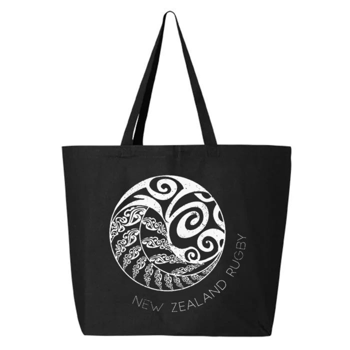 New Zealand Rugby Maori Inspired Kiwi & Silver Fern 25L Jumbo Tote