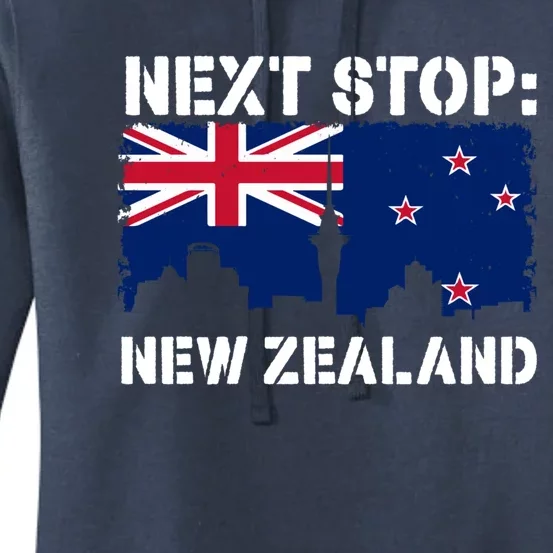 New Zealand Summer Vacation Trip Next Stop Vacay Vibes Gift Women's Pullover Hoodie