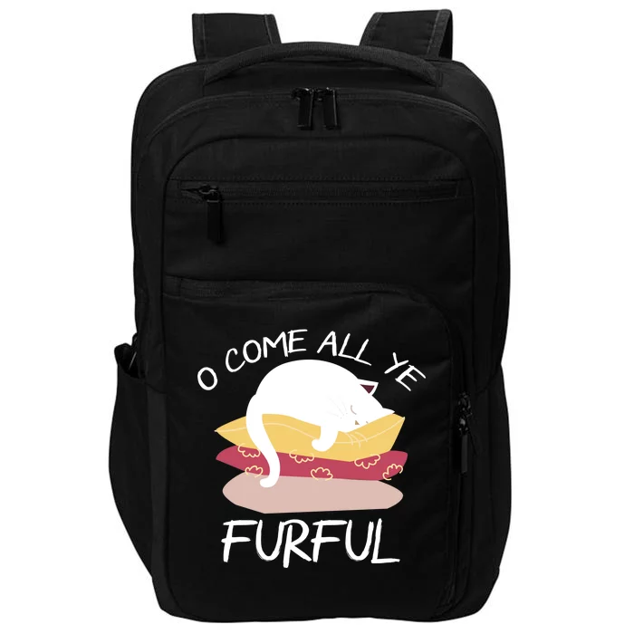 O Come All Ye Furful Impact Tech Backpack