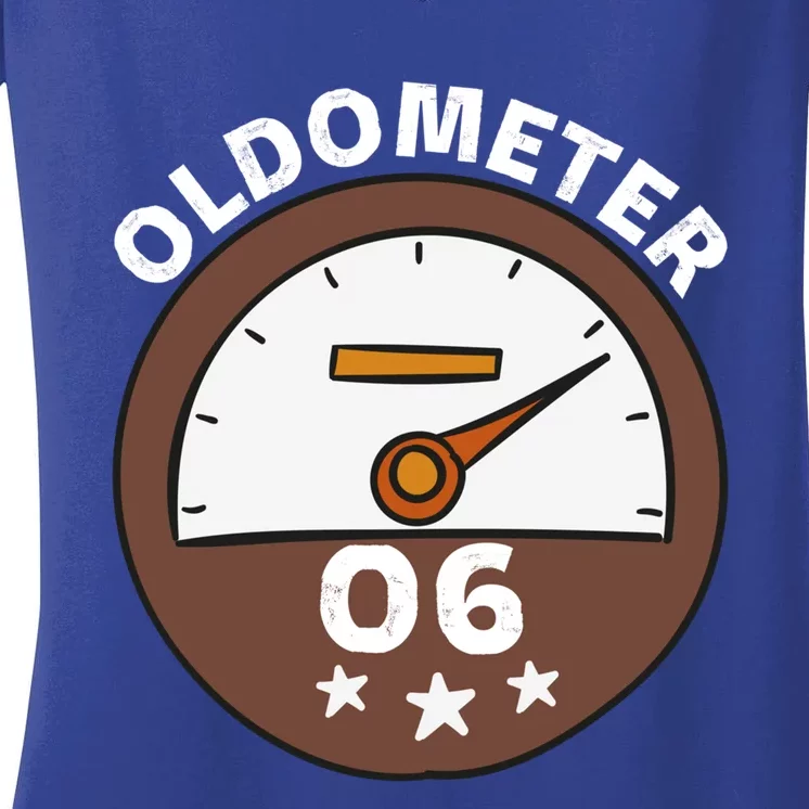 Oldometer 06 Gift Women's V-Neck T-Shirt