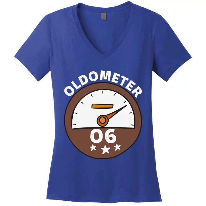 Oldometer 06 Gift Women's V-Neck T-Shirt