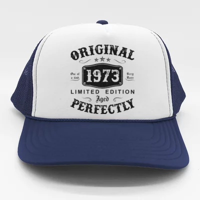 Retro Snapback Hats Made in 1973 Birthday Trucker Hat 50th Bday