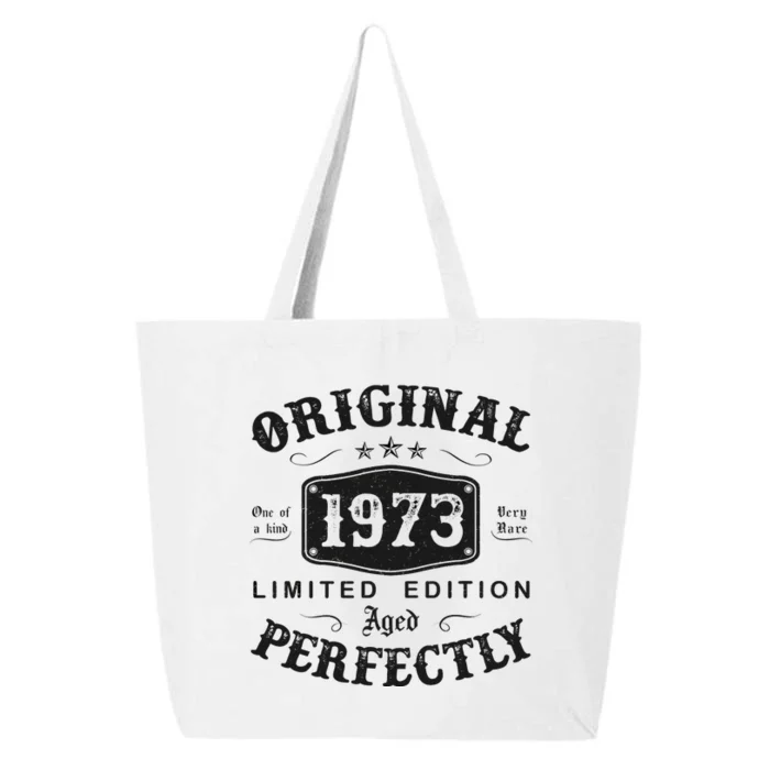 Original 1973 50 Years Old 50th Birthday Gifts 25L Jumbo Tote