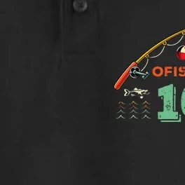 Ofishally 10 Cute 10th Birthday Fishing Gift Ten Year Old Dry Zone Grid Performance Polo