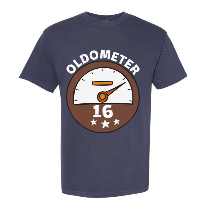 Oldometer 16 Gift Garment-Dyed Heavyweight T-Shirt