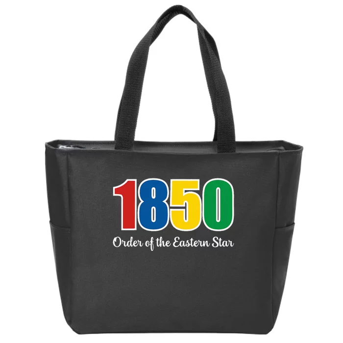 OES 1850 Number Order Of The Eastern Star Parents Day Zip Tote Bag