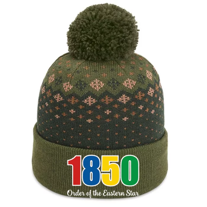 OES 1850 Number Order Of The Eastern Star Parents Day The Baniff Cuffed Pom Beanie