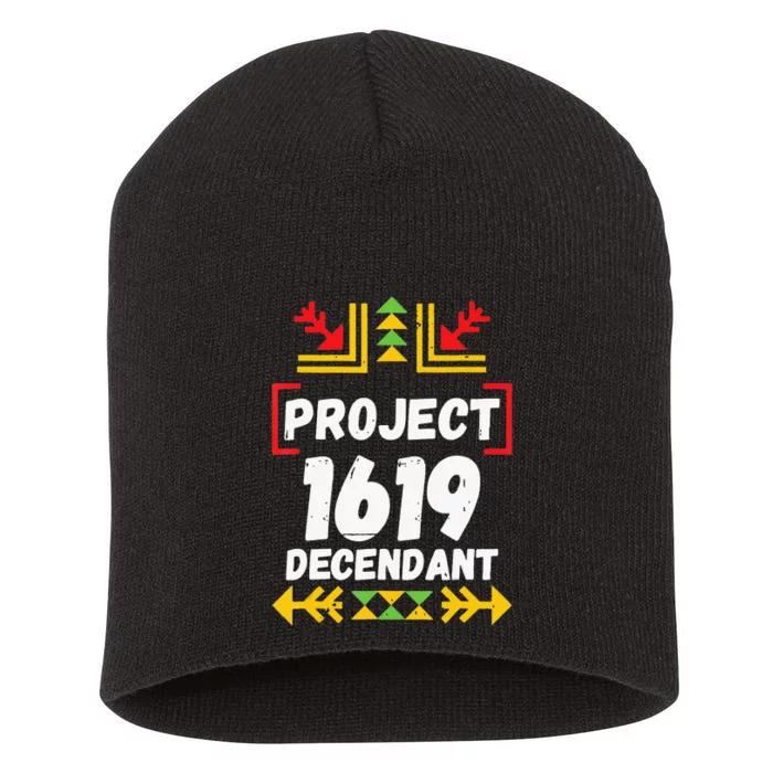 Official 1619 Project Black History Month Short Acrylic Beanie