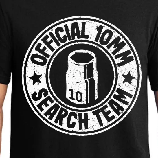 Official 10mm Socket Search Team Repair Shop Funny Mechanic Pajama Set