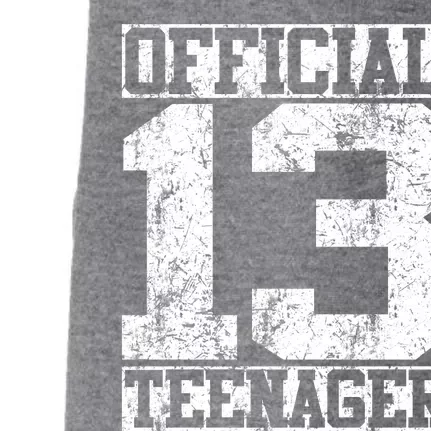 Officially 13 Teenager Distressed Look Doggie 3-End Fleece Hoodie