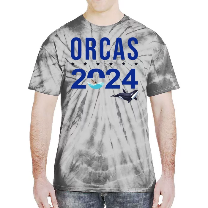 Orcas 2024 Awareness Tie-Dye T-Shirt