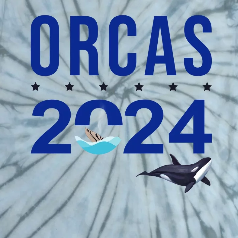 Orcas 2024 Awareness Tie-Dye T-Shirt