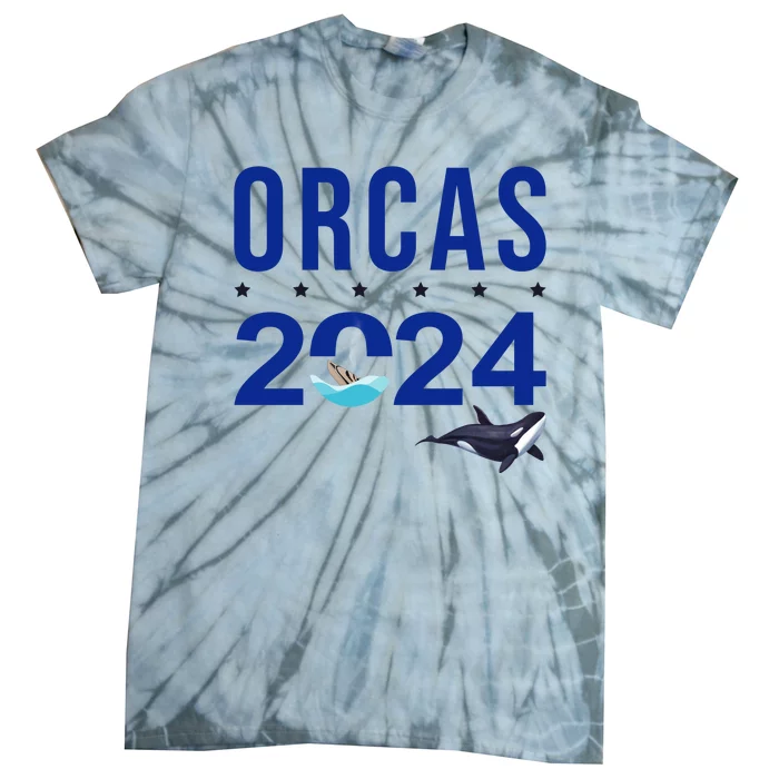 Orcas 2024 Awareness Tie-Dye T-Shirt