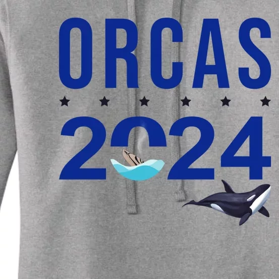 Orcas 2024 Awareness Women's Pullover Hoodie