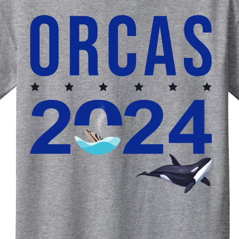 Orcas 2024 Awareness Kids T-Shirt