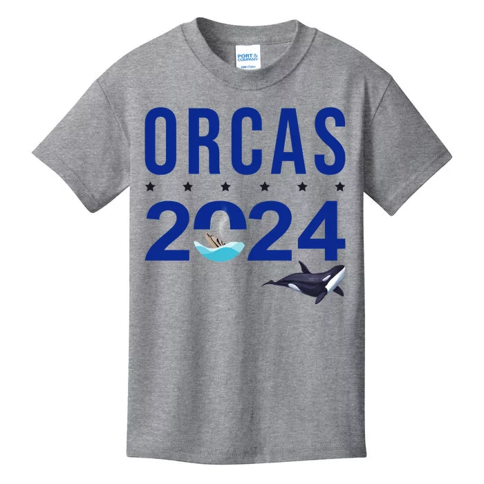 Orcas 2024 Awareness Kids T-Shirt