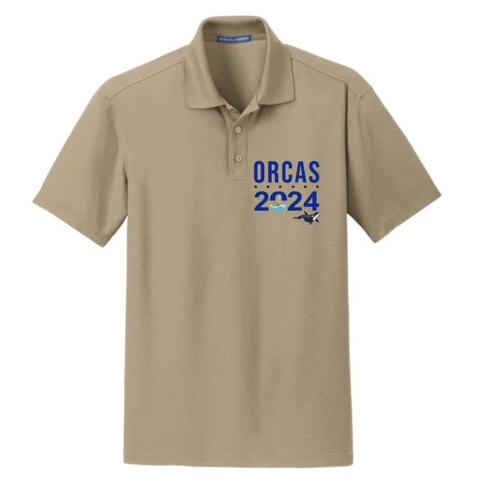 Orcas 2024 Awareness Dry Zone Grid Performance Polo