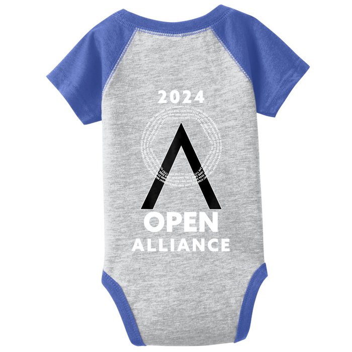 Oa 2024 Design Front & Back Infant Baby Jersey Bodysuit