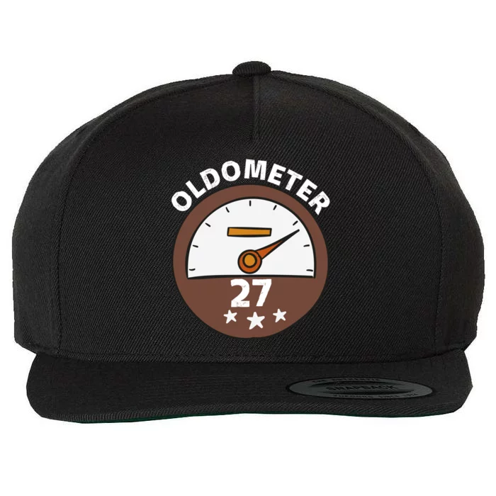 Oldometer 27 Gift Wool Snapback Cap