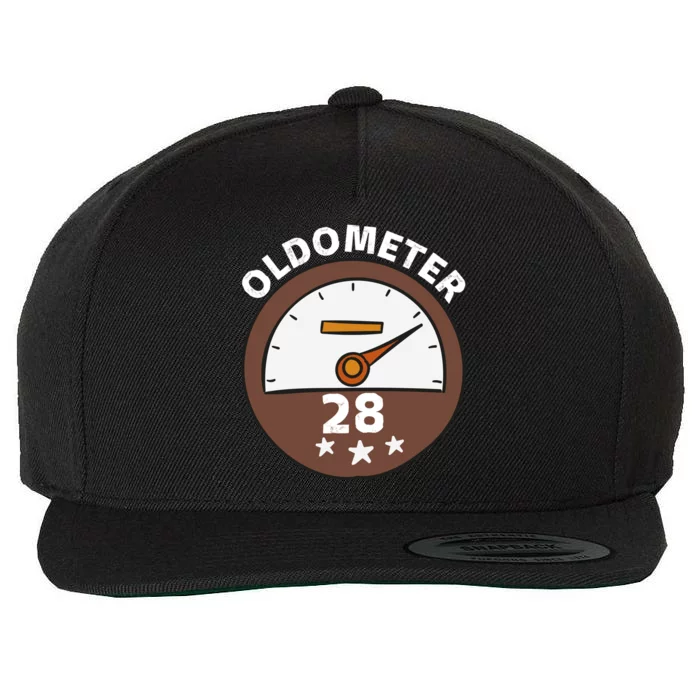 Oldometer 28 Gift Wool Snapback Cap