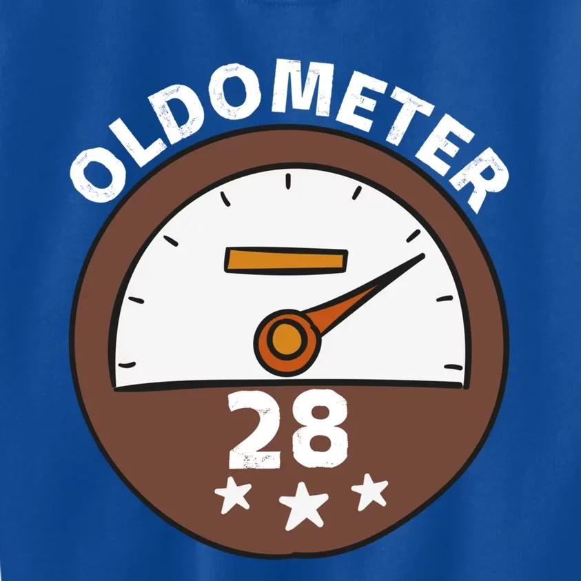 Oldometer 28 Gift Kids Sweatshirt