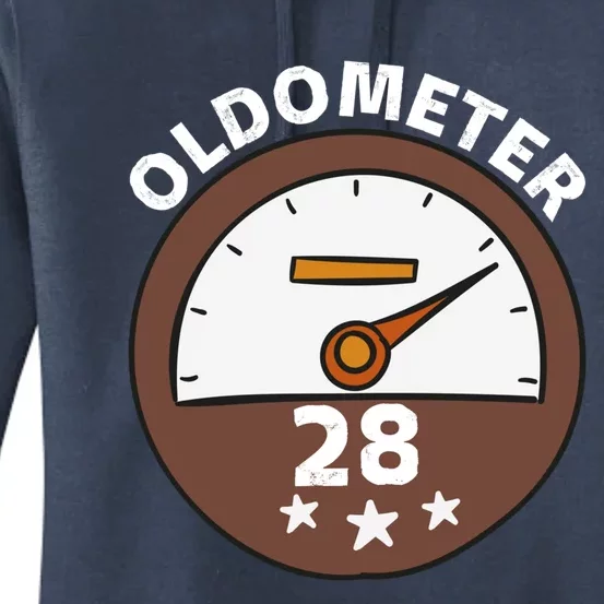 Oldometer 28 Gift Women's Pullover Hoodie