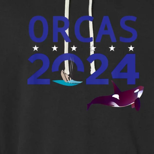 Orcas 2024 Garment-Dyed Fleece Hoodie