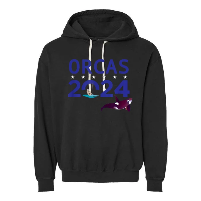 Orcas 2024 Garment-Dyed Fleece Hoodie