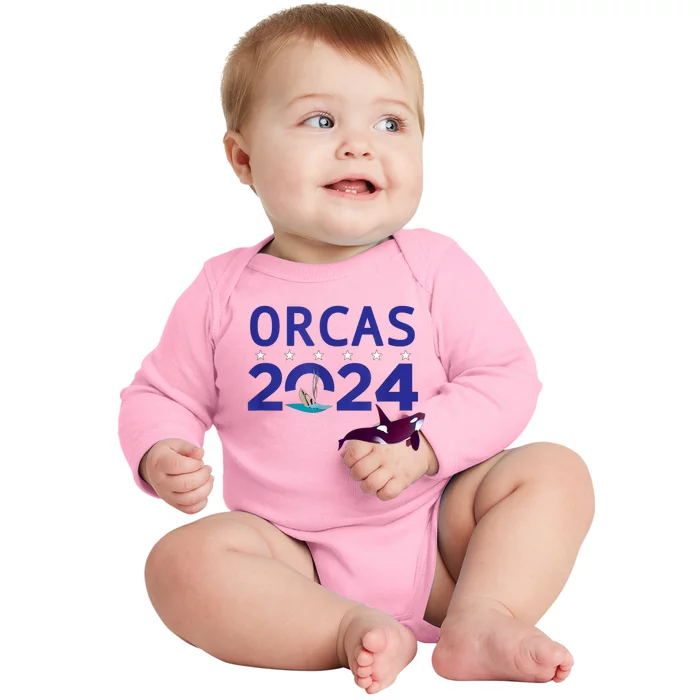 Orcas 2024 Baby Long Sleeve Bodysuit