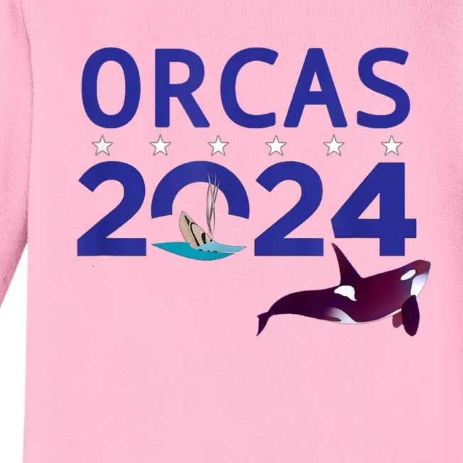 Orcas 2024 Baby Long Sleeve Bodysuit