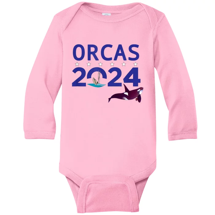 Orcas 2024 Baby Long Sleeve Bodysuit