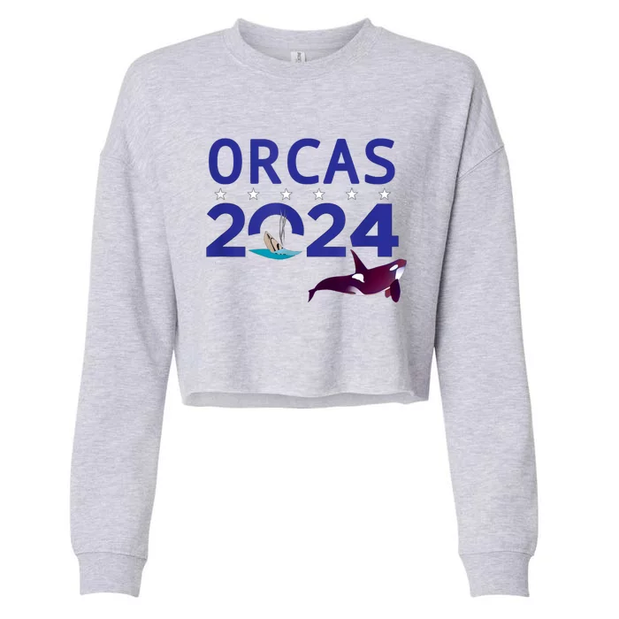 Orcas 2024 Cropped Pullover Crew