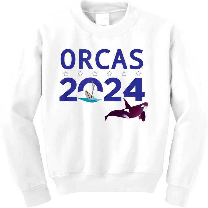 Orcas 2024 Kids Sweatshirt