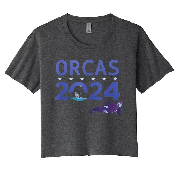 Orcas 2024 Women's Crop Top Tee