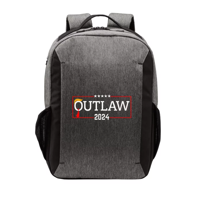 Outlaw 2024 President Trump 2024 Election Take America Back Vector Backpack